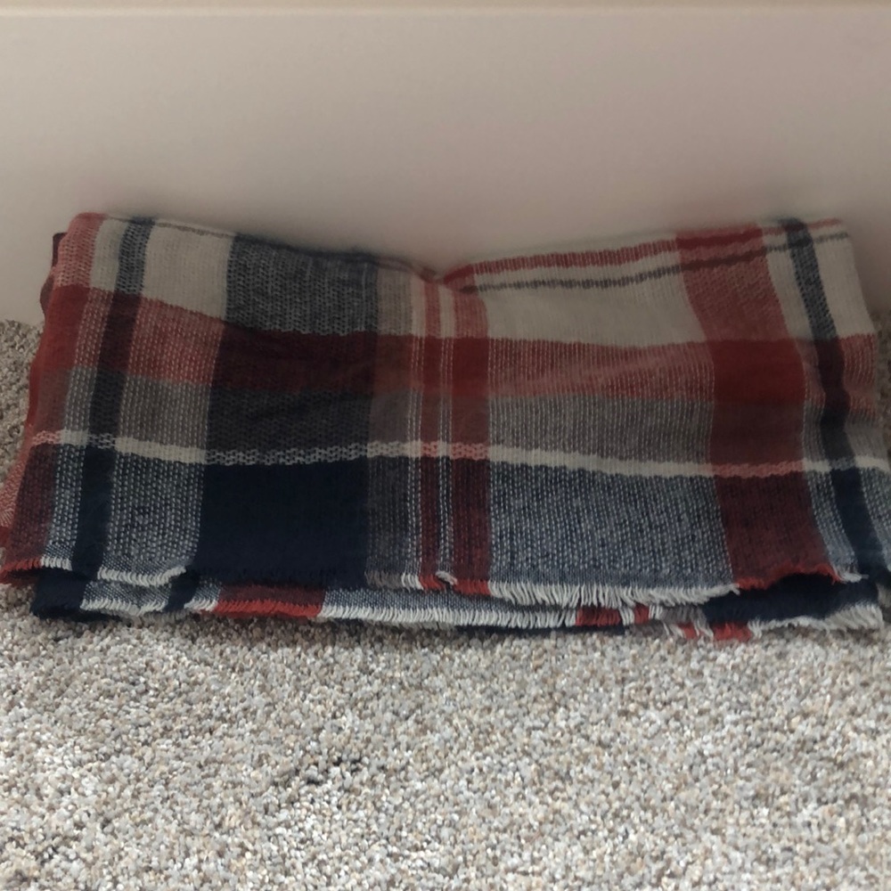 Plaid Infinity Scarf